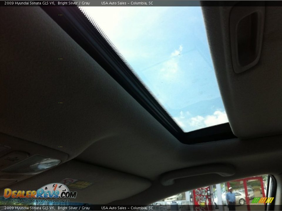 2009 Hyundai Sonata GLS V6 Bright Silver / Gray Photo #13