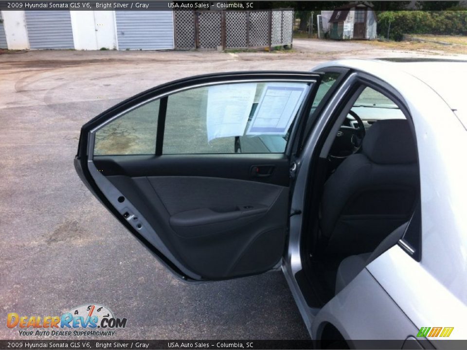 2009 Hyundai Sonata GLS V6 Bright Silver / Gray Photo #15