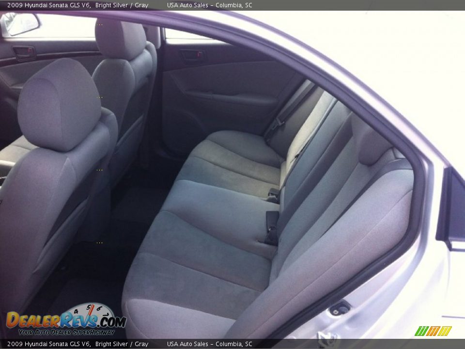 2009 Hyundai Sonata GLS V6 Bright Silver / Gray Photo #16