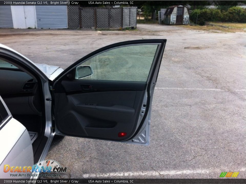 2009 Hyundai Sonata GLS V6 Bright Silver / Gray Photo #19
