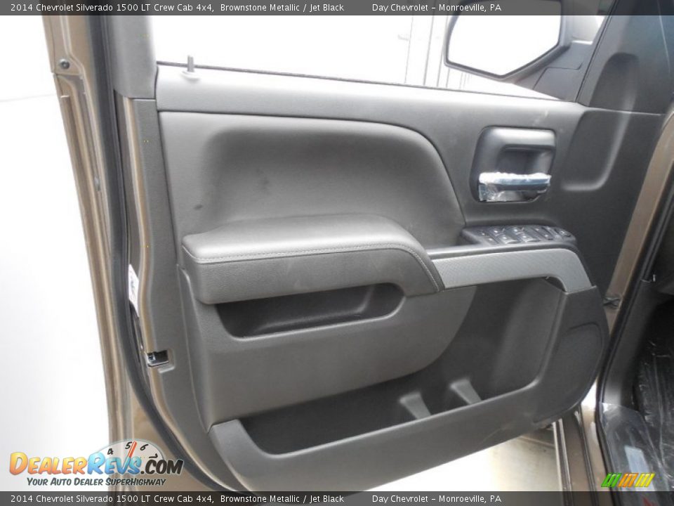 2014 Chevrolet Silverado 1500 LT Crew Cab 4x4 Brownstone Metallic / Jet Black Photo #12