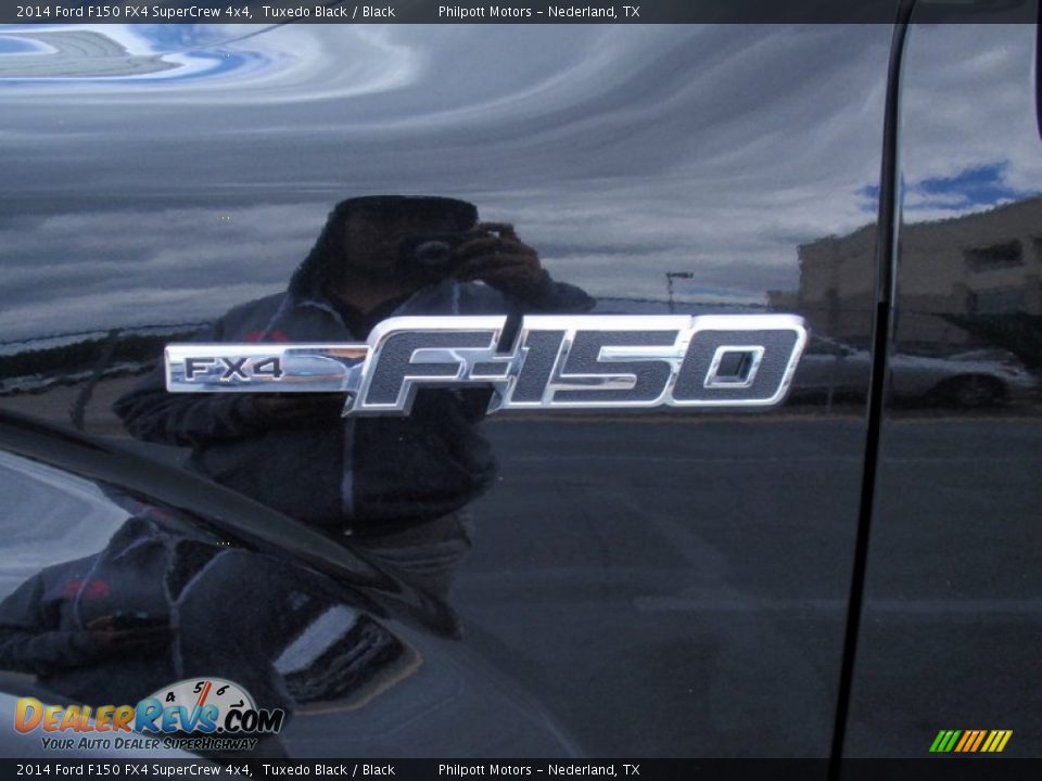 2014 Ford F150 FX4 SuperCrew 4x4 Tuxedo Black / Black Photo #13