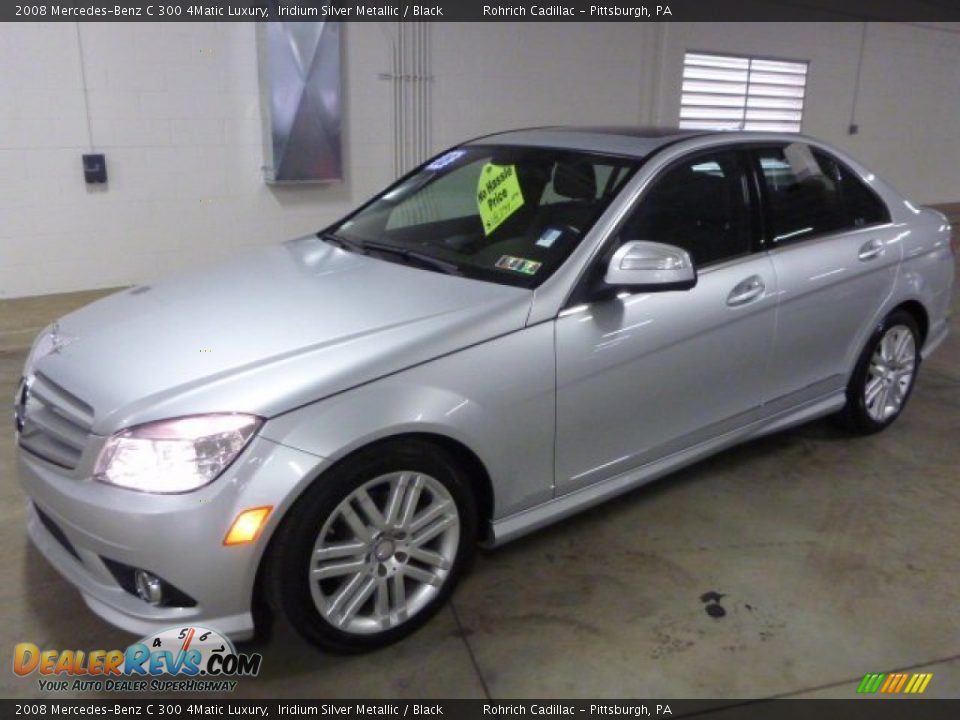2008 Mercedes-Benz C 300 4Matic Luxury Iridium Silver Metallic / Black Photo #1