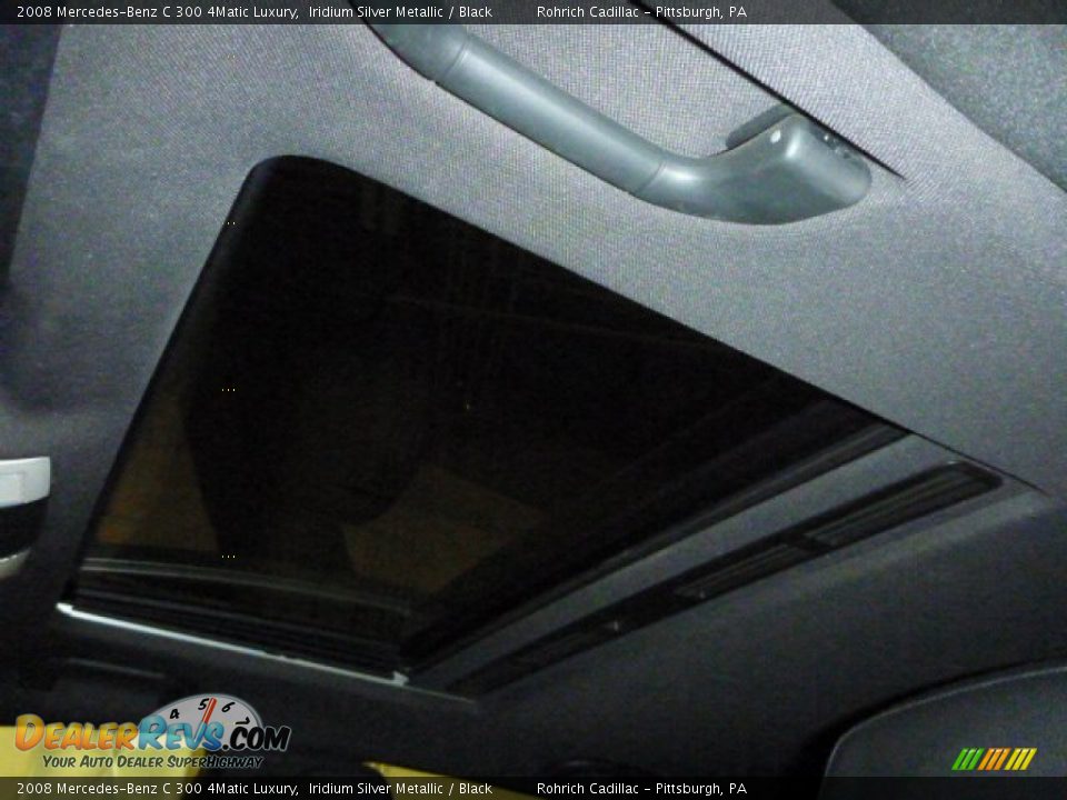 2008 Mercedes-Benz C 300 4Matic Luxury Iridium Silver Metallic / Black Photo #7
