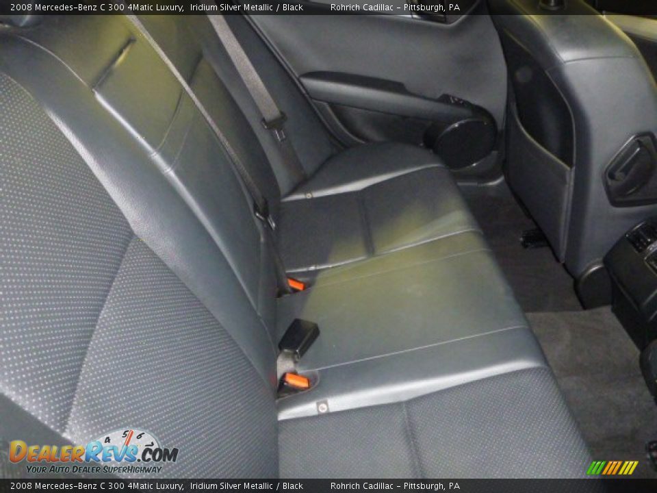 2008 Mercedes-Benz C 300 4Matic Luxury Iridium Silver Metallic / Black Photo #14