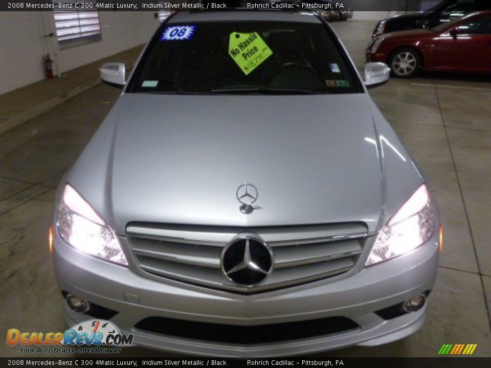 2008 Mercedes-Benz C 300 4Matic Luxury Iridium Silver Metallic / Black Photo #18