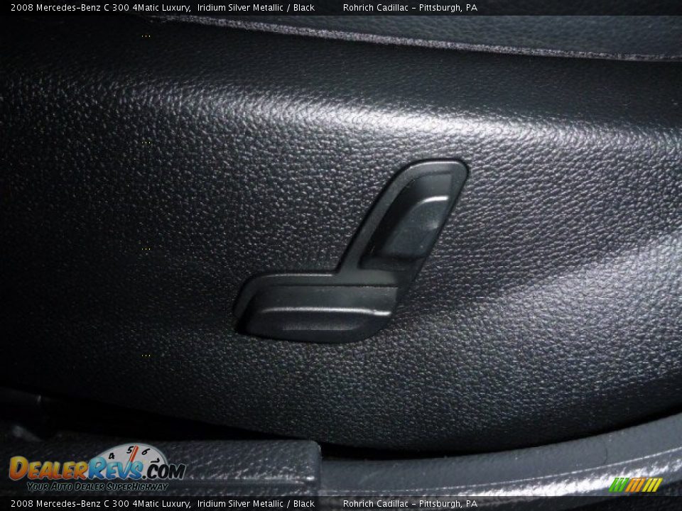 2008 Mercedes-Benz C 300 4Matic Luxury Iridium Silver Metallic / Black Photo #19