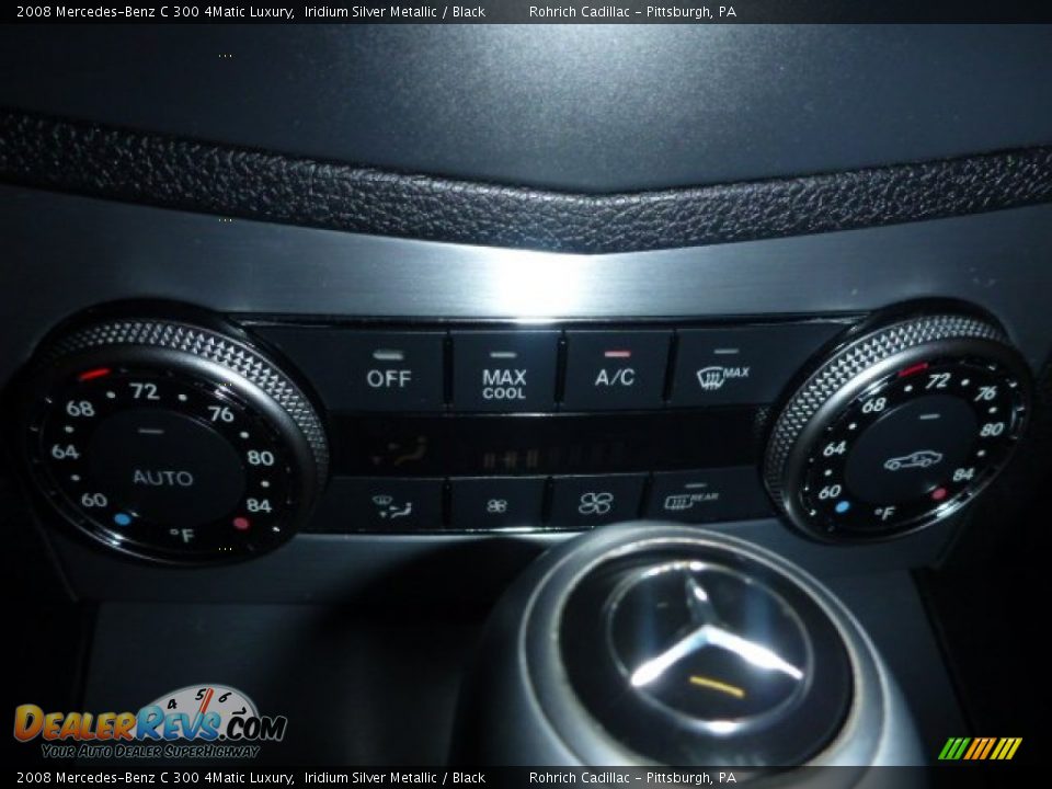 2008 Mercedes-Benz C 300 4Matic Luxury Iridium Silver Metallic / Black Photo #23