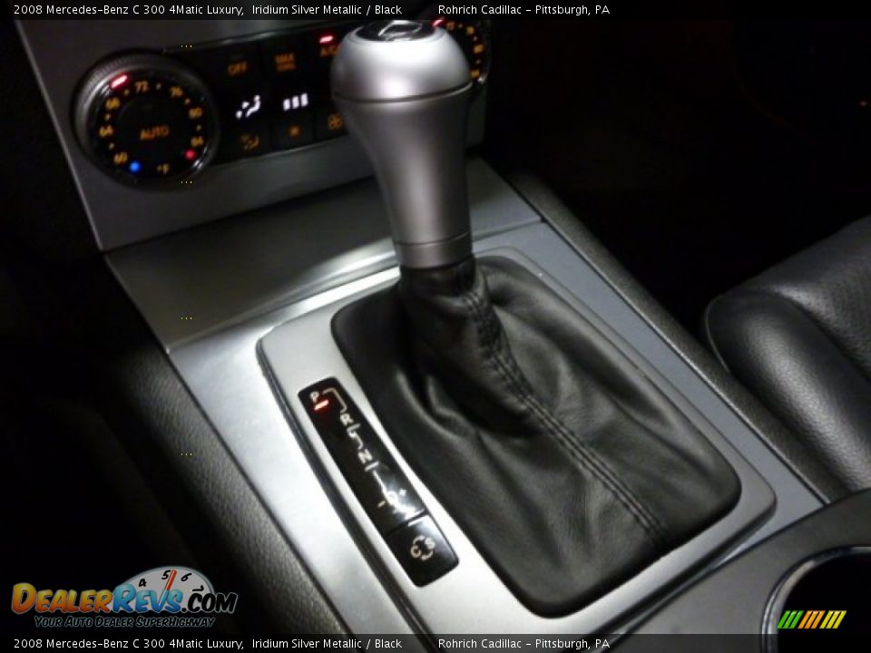 2008 Mercedes-Benz C 300 4Matic Luxury Iridium Silver Metallic / Black Photo #24