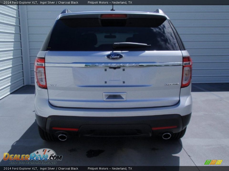 2014 Ford Explorer XLT Ingot Silver / Charcoal Black Photo #5