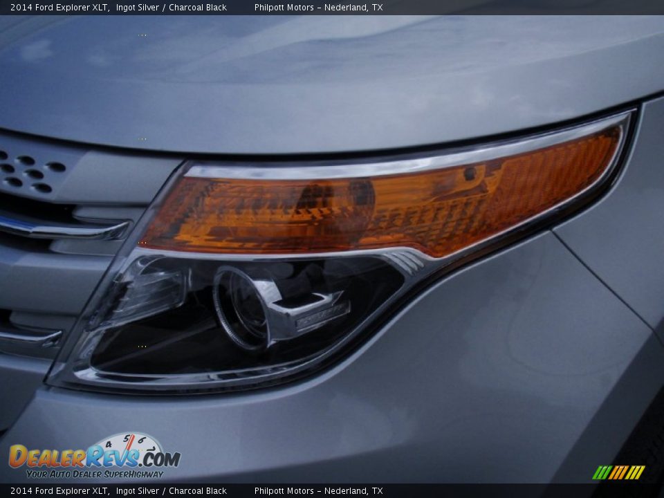 2014 Ford Explorer XLT Ingot Silver / Charcoal Black Photo #9
