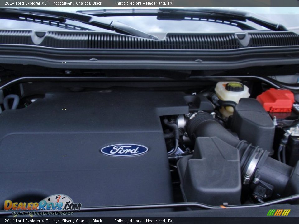 2014 Ford Explorer XLT Ingot Silver / Charcoal Black Photo #18