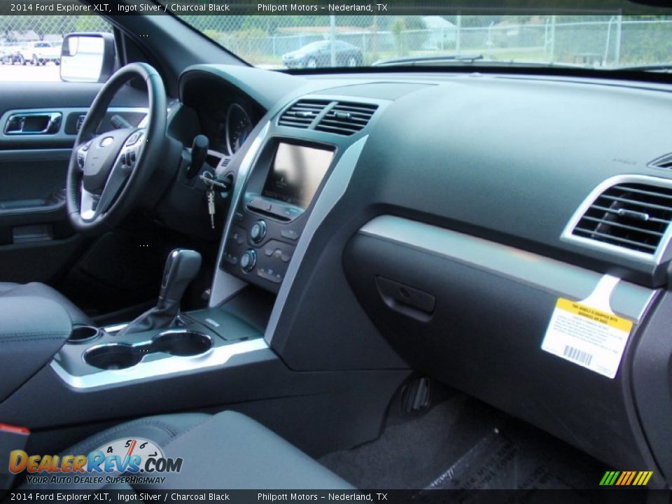 2014 Ford Explorer XLT Ingot Silver / Charcoal Black Photo #20