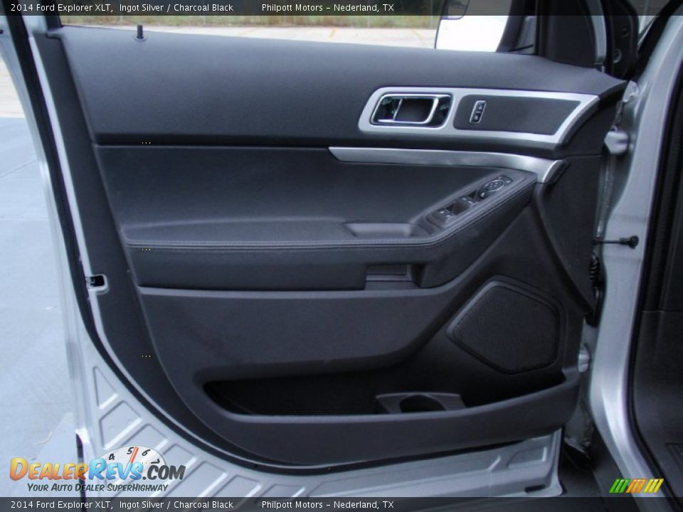 2014 Ford Explorer XLT Ingot Silver / Charcoal Black Photo #28