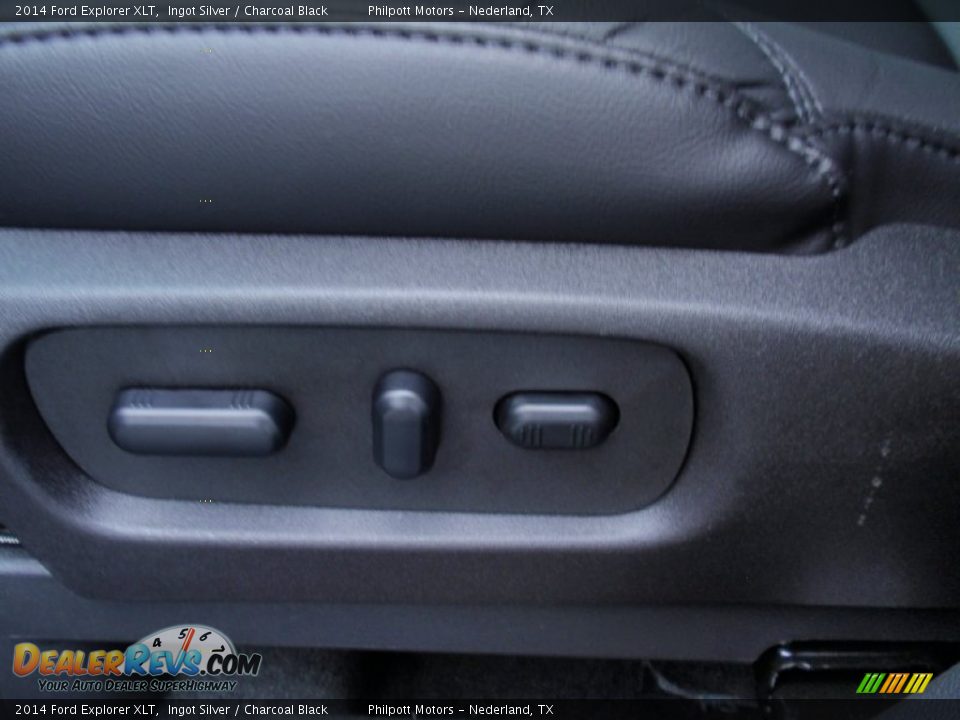 2014 Ford Explorer XLT Ingot Silver / Charcoal Black Photo #32