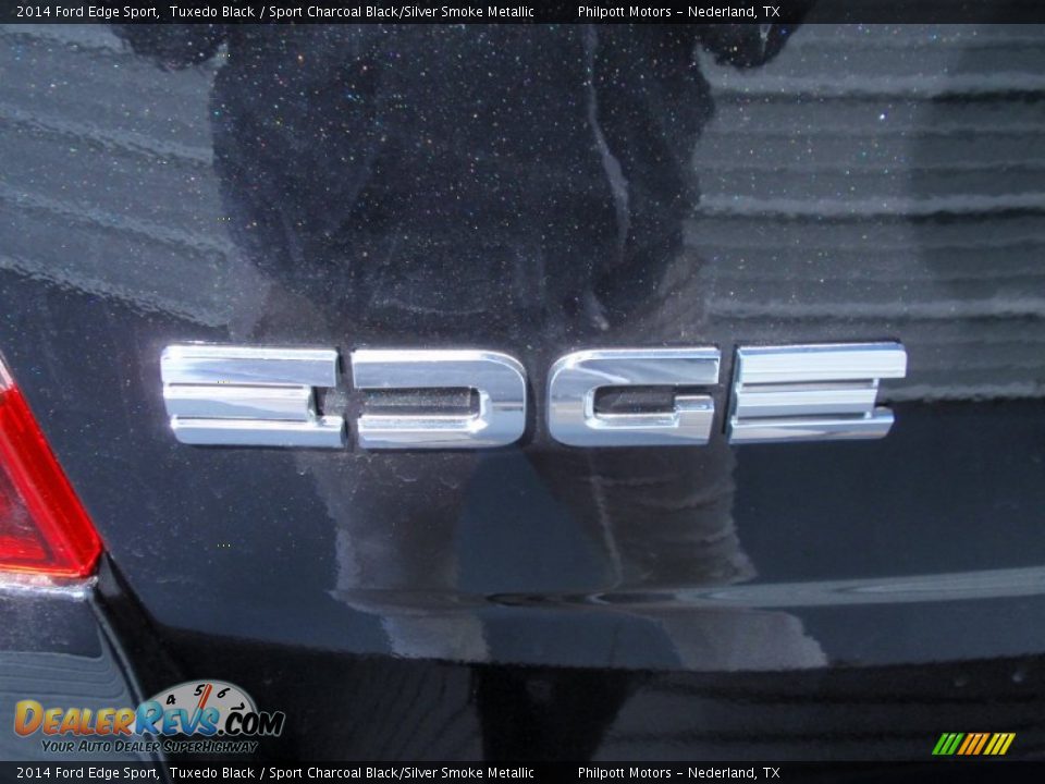 2014 Ford Edge Sport Tuxedo Black / Sport Charcoal Black/Silver Smoke Metallic Photo #16