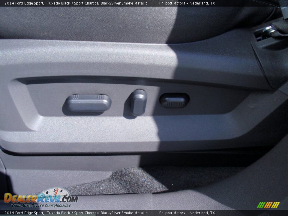 2014 Ford Edge Sport Tuxedo Black / Sport Charcoal Black/Silver Smoke Metallic Photo #30