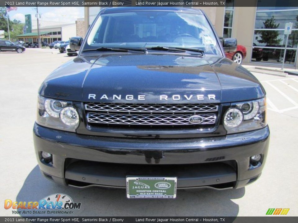 2013 Land Rover Range Rover Sport HSE Santorini Black / Ebony Photo #6