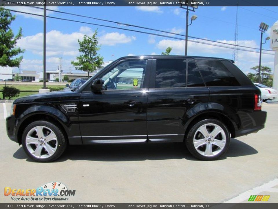 2013 Land Rover Range Rover Sport HSE Santorini Black / Ebony Photo #7