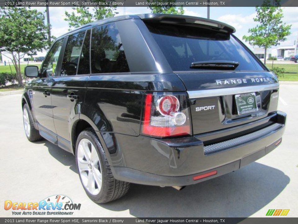 2013 Land Rover Range Rover Sport HSE Santorini Black / Ebony Photo #8