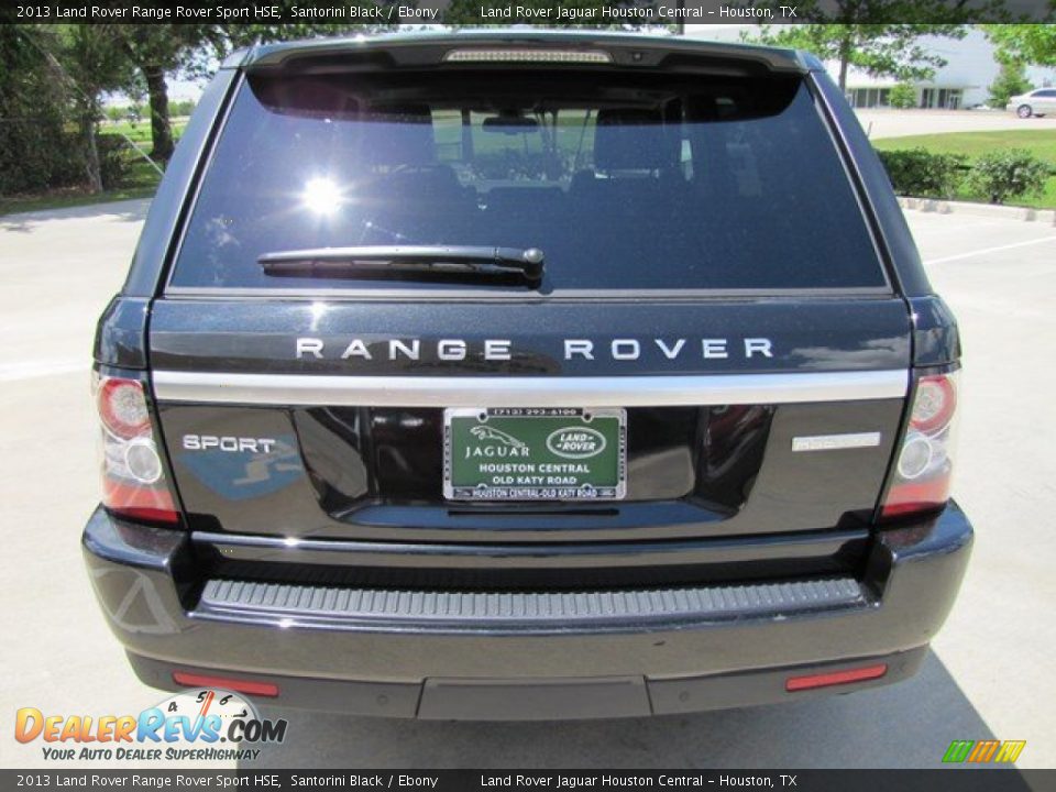 2013 Land Rover Range Rover Sport HSE Santorini Black / Ebony Photo #9