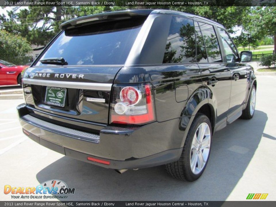 2013 Land Rover Range Rover Sport HSE Santorini Black / Ebony Photo #10