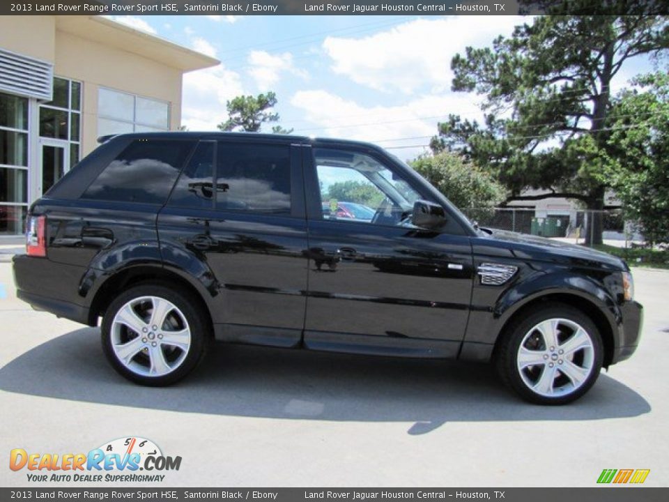2013 Land Rover Range Rover Sport HSE Santorini Black / Ebony Photo #11