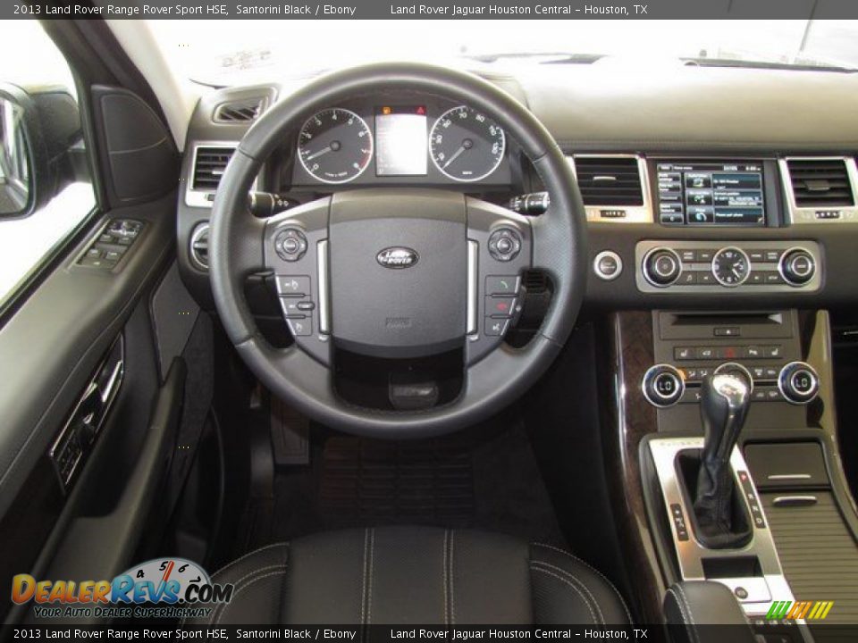 2013 Land Rover Range Rover Sport HSE Santorini Black / Ebony Photo #13