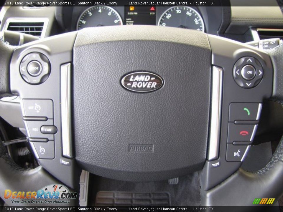 2013 Land Rover Range Rover Sport HSE Santorini Black / Ebony Photo #14