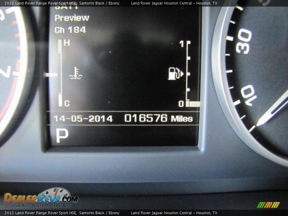 2013 Land Rover Range Rover Sport HSE Santorini Black / Ebony Photo #16