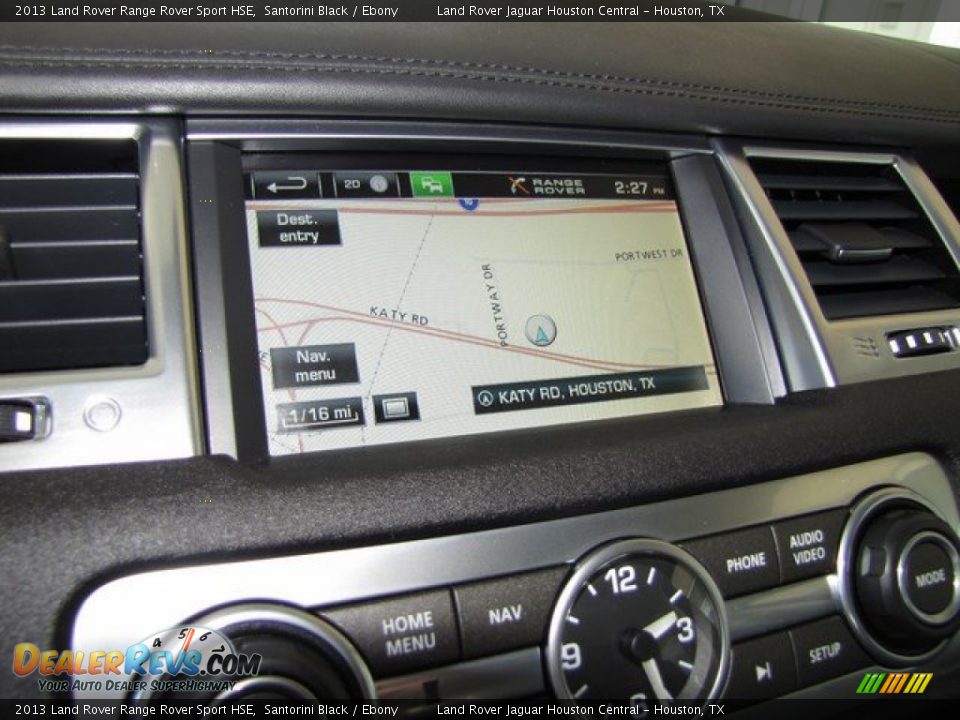 2013 Land Rover Range Rover Sport HSE Santorini Black / Ebony Photo #17