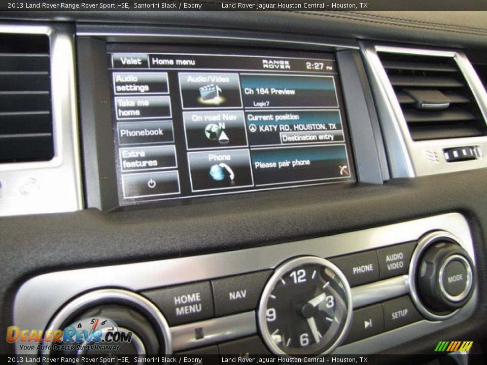 2013 Land Rover Range Rover Sport HSE Santorini Black / Ebony Photo #19