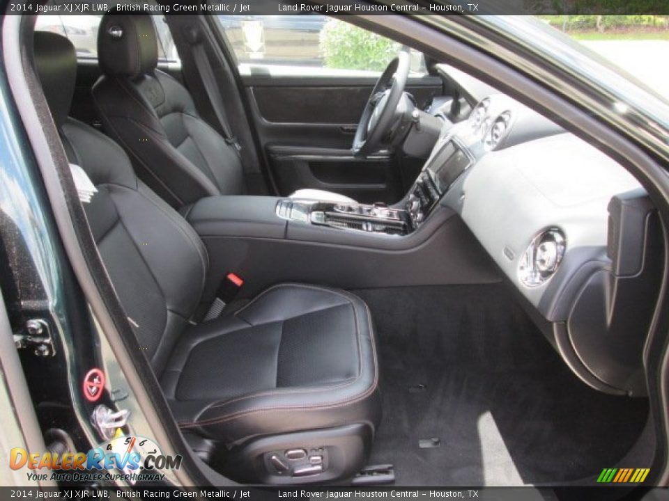 Front Seat of 2014 Jaguar XJ XJR LWB Photo #17