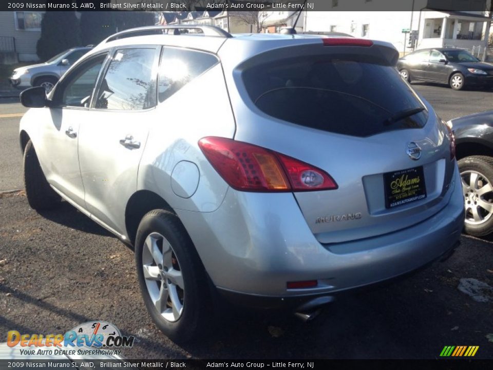 2009 Nissan Murano SL AWD Brilliant Silver Metallic / Black Photo #6