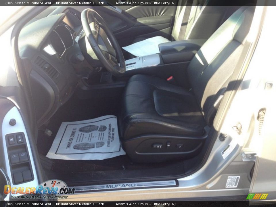 2009 Nissan Murano SL AWD Brilliant Silver Metallic / Black Photo #9