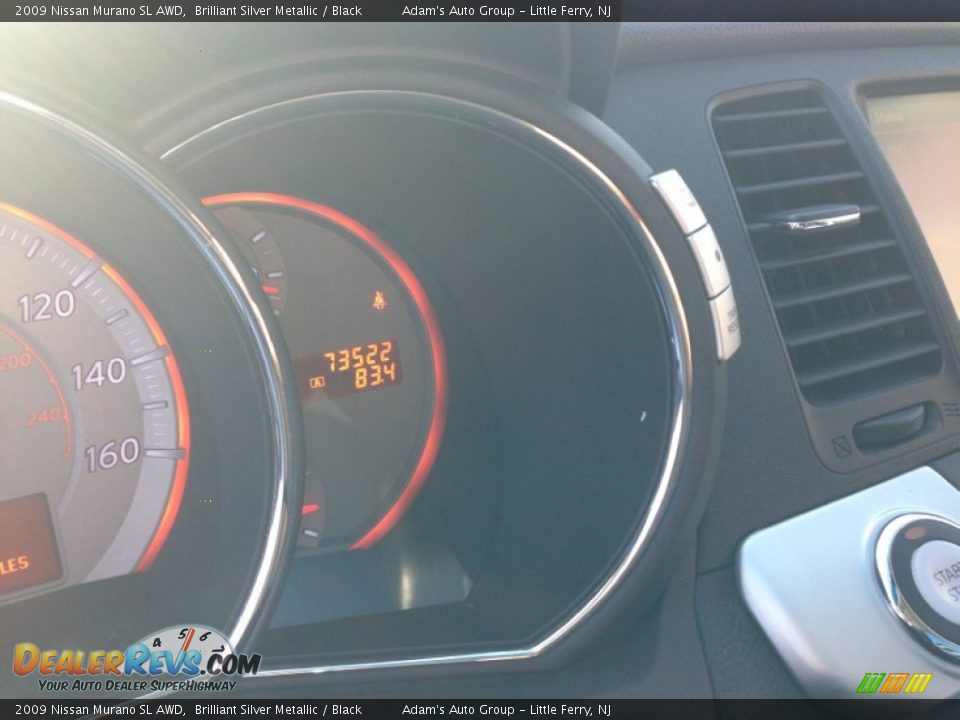2009 Nissan Murano SL AWD Brilliant Silver Metallic / Black Photo #11