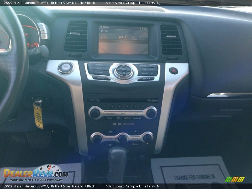 2009 Nissan Murano SL AWD Brilliant Silver Metallic / Black Photo #12