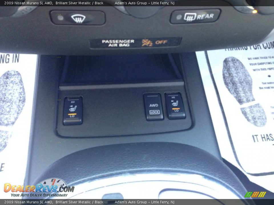 2009 Nissan Murano SL AWD Brilliant Silver Metallic / Black Photo #13
