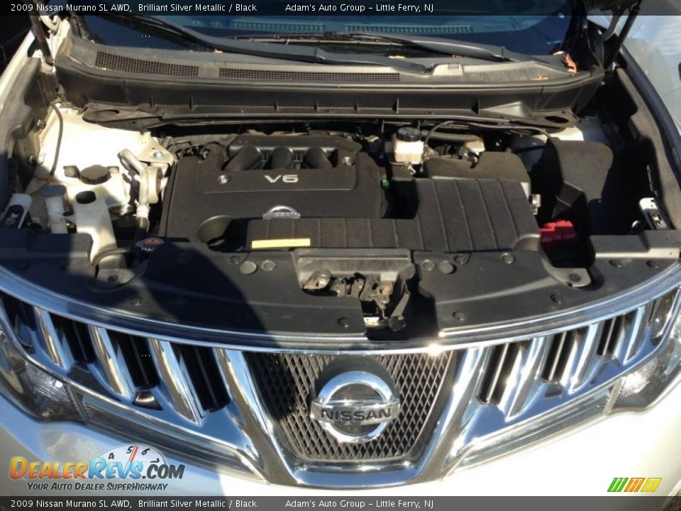 2009 Nissan Murano SL AWD Brilliant Silver Metallic / Black Photo #24