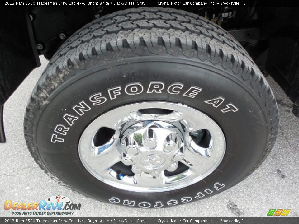 2013 Ram 2500 Tradesman Crew Cab 4x4 Bright White / Black/Diesel Gray Photo #14