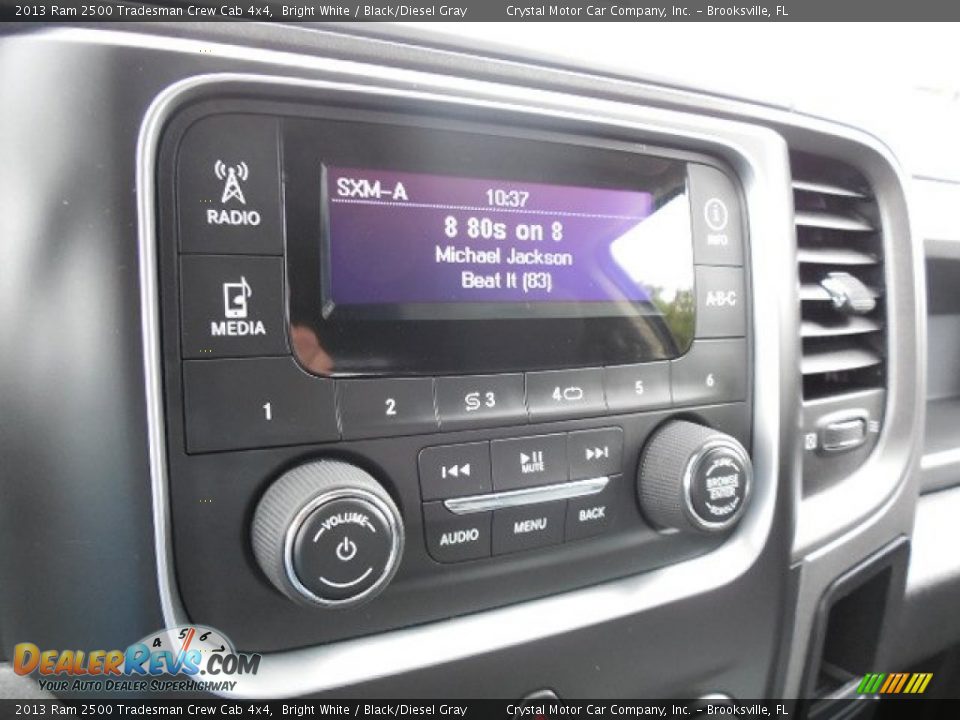 2013 Ram 2500 Tradesman Crew Cab 4x4 Bright White / Black/Diesel Gray Photo #19