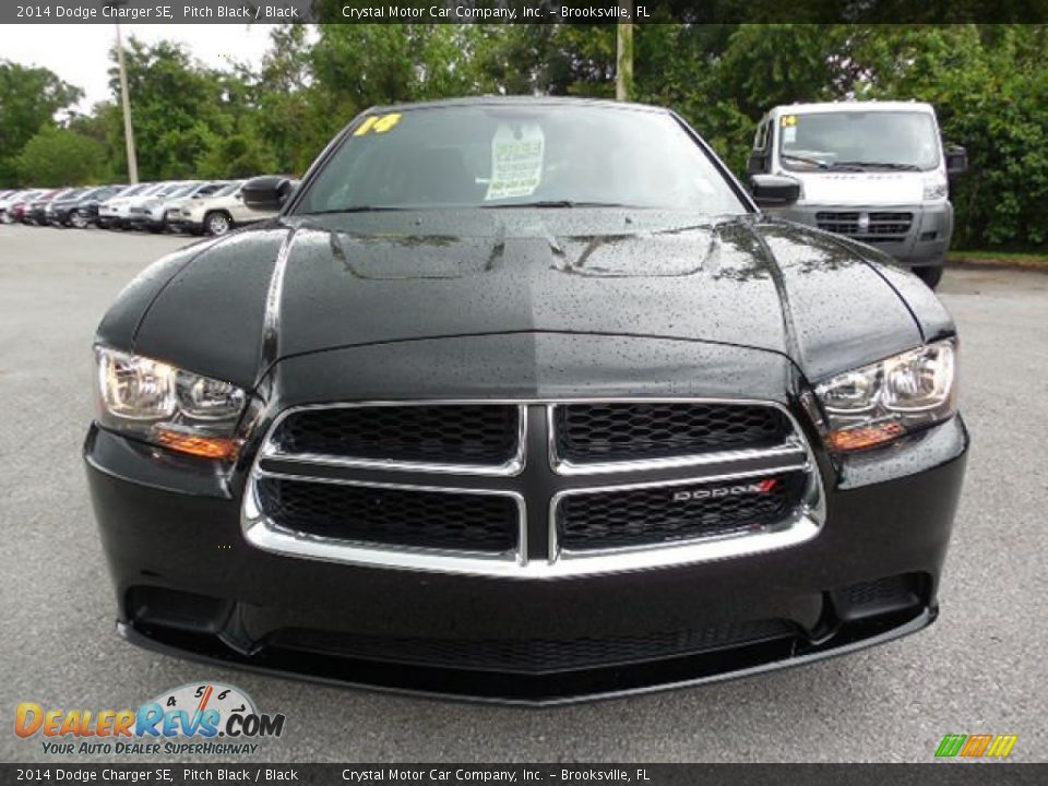 2014 Dodge Charger SE Pitch Black / Black Photo #13