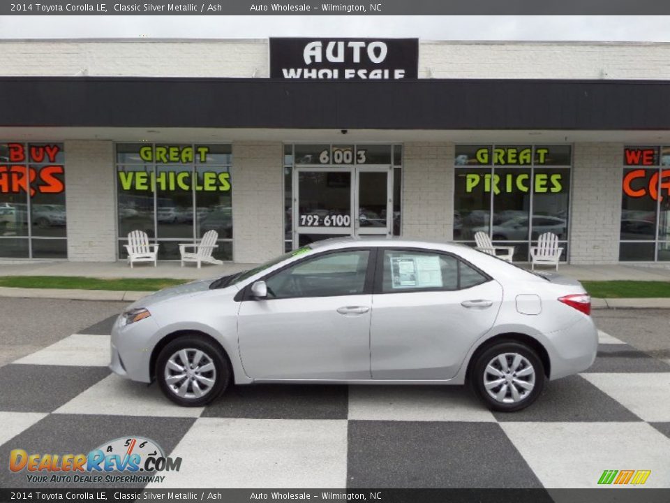 2014 Toyota Corolla LE Classic Silver Metallic / Ash Photo #1