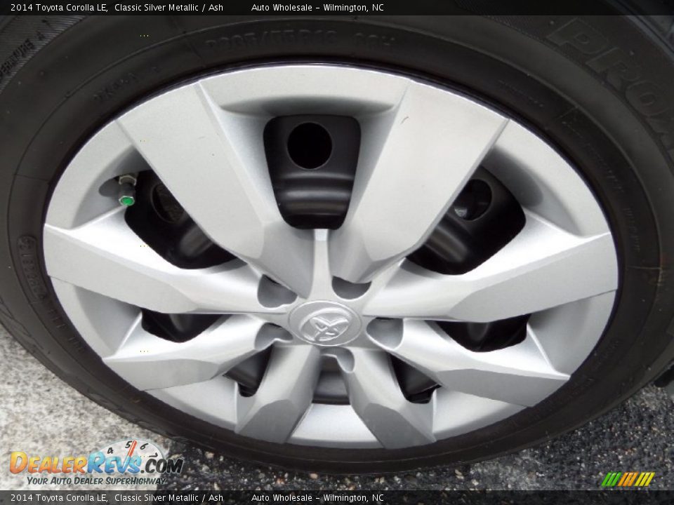 2014 Toyota Corolla LE Classic Silver Metallic / Ash Photo #7