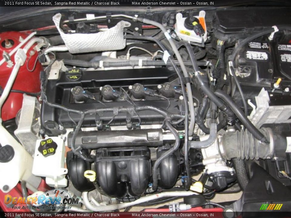 2011 Ford Focus SE Sedan Sangria Red Metallic / Charcoal Black Photo #21