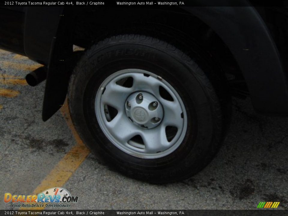 2012 Toyota Tacoma Regular Cab 4x4 Black / Graphite Photo #3