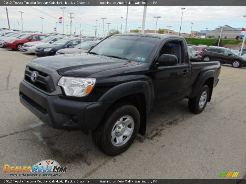 Front 3/4 View of 2012 Toyota Tacoma Regular Cab 4x4 Photo #5