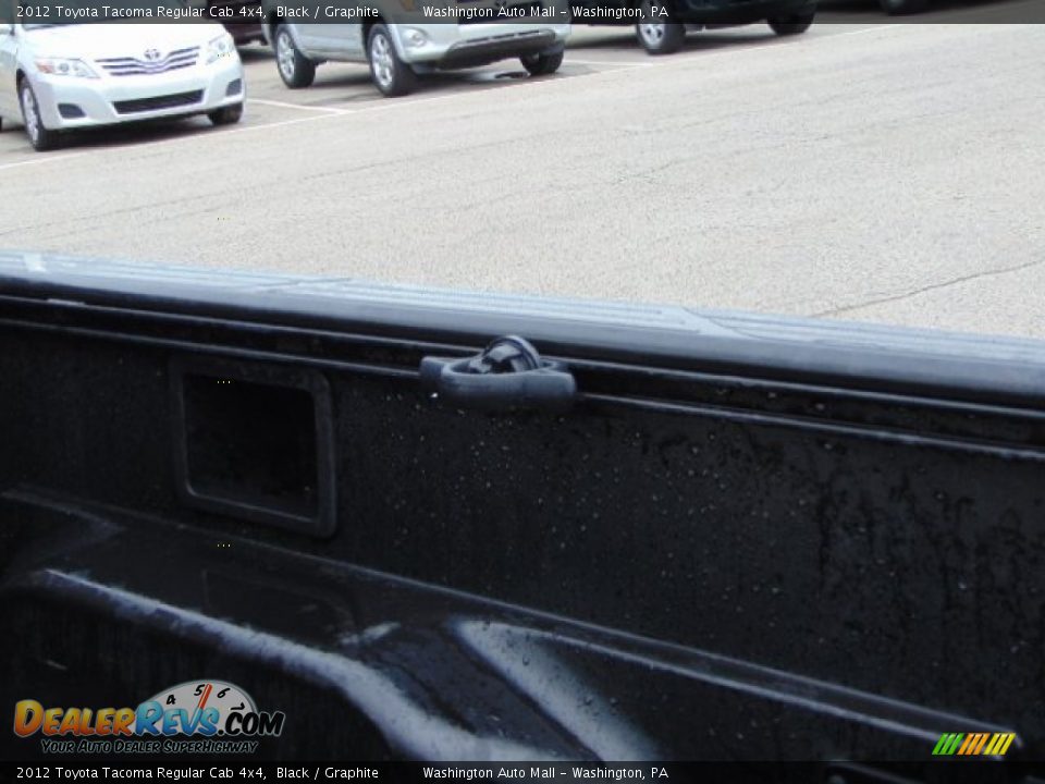 2012 Toyota Tacoma Regular Cab 4x4 Black / Graphite Photo #9