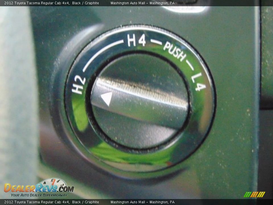 2012 Toyota Tacoma Regular Cab 4x4 Black / Graphite Photo #14