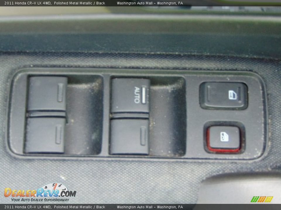 2011 Honda CR-V LX 4WD Polished Metal Metallic / Black Photo #13